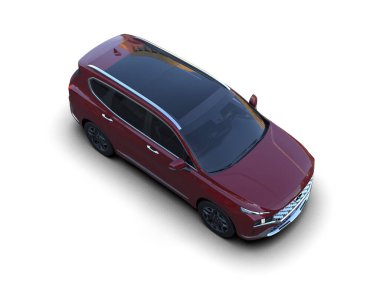 modern araba kırpma yolları olan bir arkaplanda izole edildi.