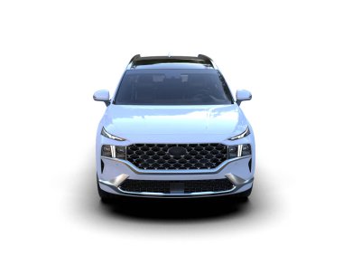 Stüdyo ortamında 3 boyutlu markasız bir pikap araba..