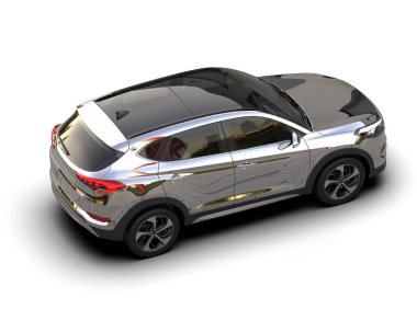 siyah modern araba - arka plan