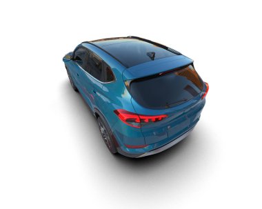 Beyaz arkaplandaki araba