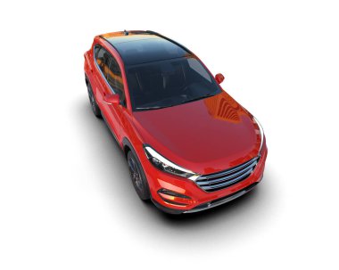 Daha az genel bir konsept arabanın 3 boyutlu çizimi