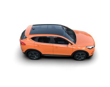 beyaz arkaplandaki araba