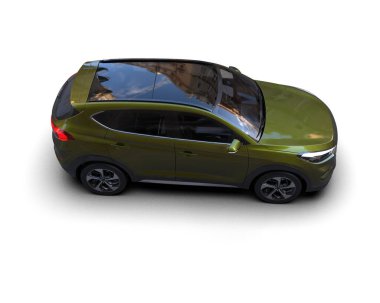 beyaz arkaplandaki araba