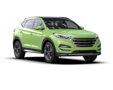 Siyah modern araba - yan görünüm