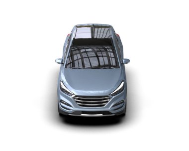 boş bir arkaplan ile izole araba