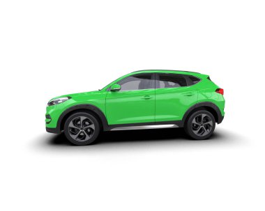 Modern SUV arabası - 3D görüntüleme