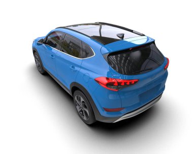 Siyah arkaplanda bir araba.