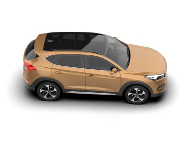 Modern bir jipin 3 boyutlu resmi