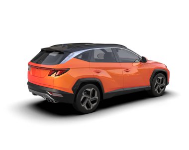 Siyah spor araba - yan görünüm.