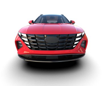 İzole edilmiş elektrikli bir arabanın çizimi
