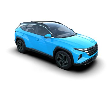 Tula, Rusya - Ocak 26, 2 0 0 2 1: honda - 2 0 2 5 2 0 kompakt SUv mavi arka planda. modern