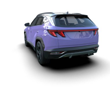 arkaplanda modern SUv