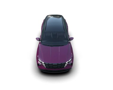 3D modern araba tasarımı.