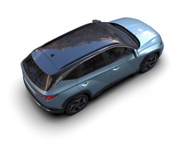 Beyaz arkaplanda 3 boyutlu görüntüleme aracı izole edildi