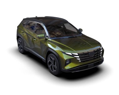 Bir markanın 3 boyutlu görüntülemesi - beyaz arka planda izole edilmiş daha az genel bir pikap araba