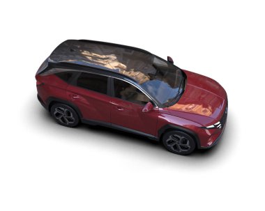 modern siyah araba - 3D render