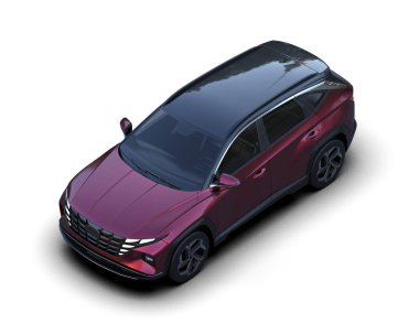 Siyah arkaplanı olan bir SUv