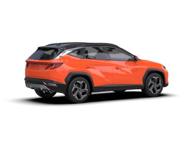 Modern, daha az jenerik bir SUV 'un 3 boyutlu görüntüsü.