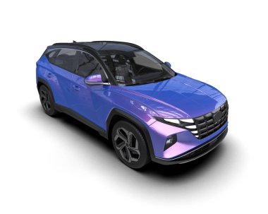 Modern bir SUV 'un çizimi