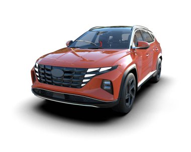 kırmızı lüks modern cip izole edildi