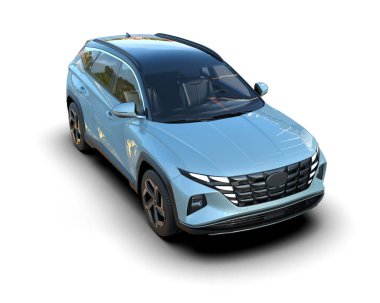 Arka planda modern şehir arabası