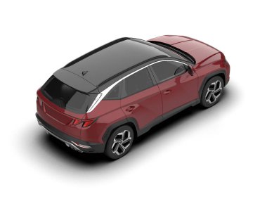 Boş ekranlı siyah araba