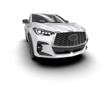 3 boyutlu modern araba markası - daha az jenerik SUV arabası