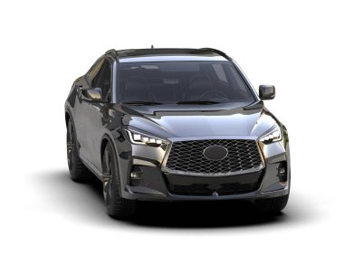 Araba arka planda izole edilmiş. 3 Boyutlu Hazırlama