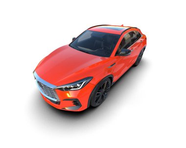 Daha az genel bir konsept arabanın 3 boyutlu çizimi