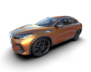 Bir markanın 3 boyutlu tasarımı - daha az jenerik elektrikli araba.