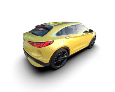 Daha az genel bir konsept arabanın 3 boyutlu çizimi