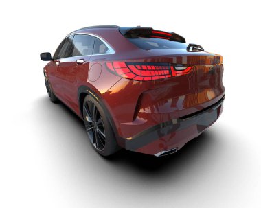 Daha az genel bir konsept arabanın 3 boyutlu çizimi