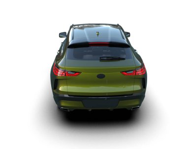 modern lüks araba arka planda kırpma yolu ile izole