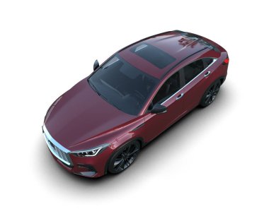 modern araba arka planda