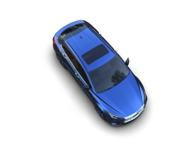 Araba beyaz zemin üzerine