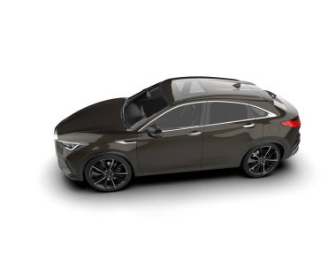 siyah aile - araba - yan görünüm