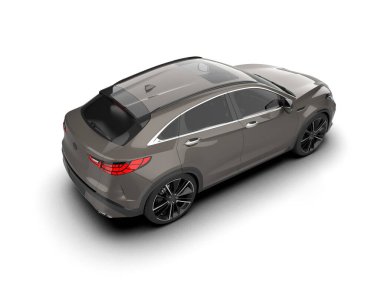 siyah modern aile arabası