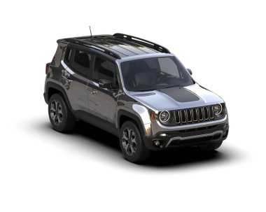 SUv beyaz arkaplanda izole edildi.