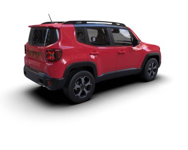 Modern cip izole edildi. kentsel 3d oluşturma