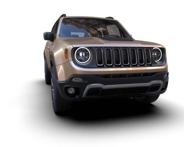 3 boyutlu markalı, daha az genel bir pikap araba.