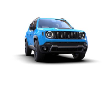 mavi modern SUV - 3D render