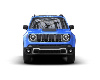 Siyah arkaplan üzerinde modern SUv