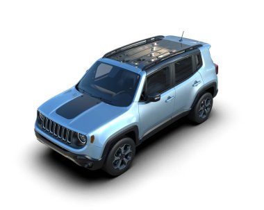 Bir arabanın 3 cg görüntüsü