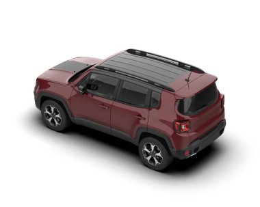 kırmızı cip - modern şehir konsepti