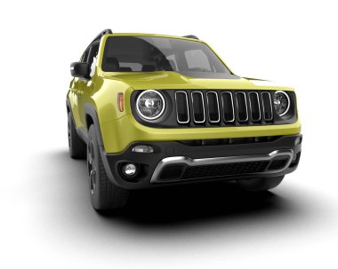 Sarı cip. 3d oluşturma.