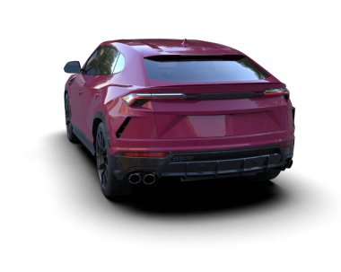 Modern spor araba - yan görünüm