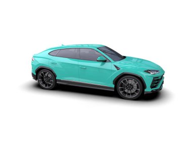 3 boyutlu modern, daha az genel bir konsept araba.