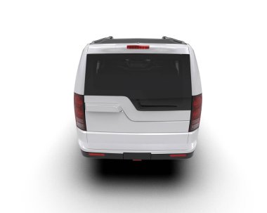 modern beyaz SUV arabası beyaz arkaplanda izole edildi