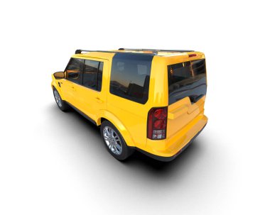 Sarı küçük şehir arabası