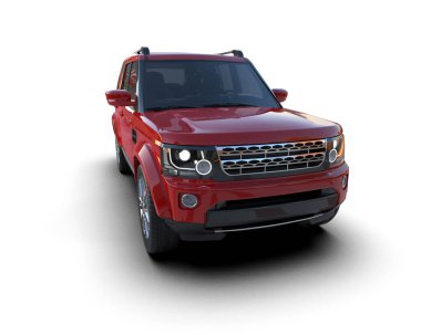 kırmızı modern araba - SUV